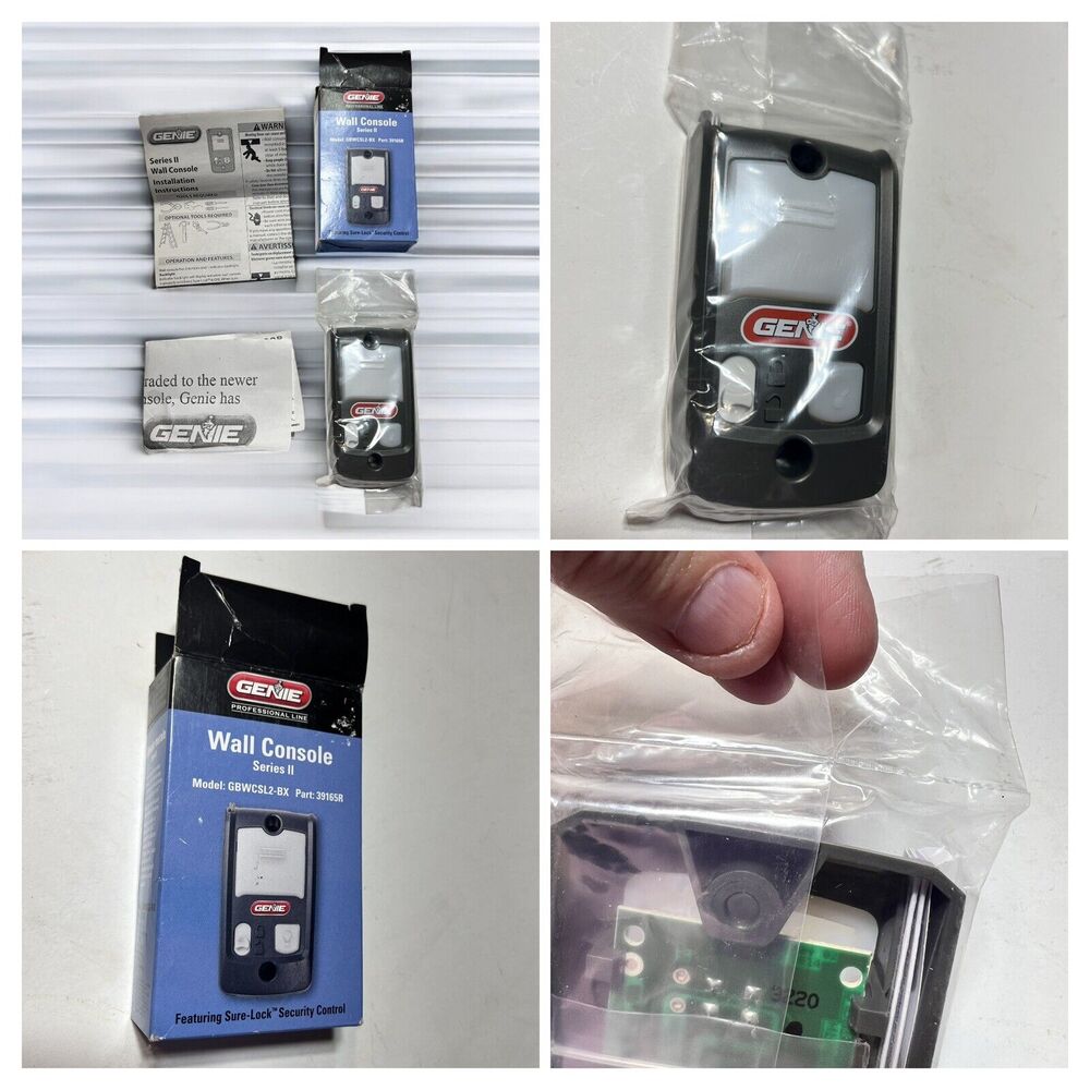 Genie GBWCSL2-BX Series II Multi-Function Wall Console Garage Door Opener 39165R